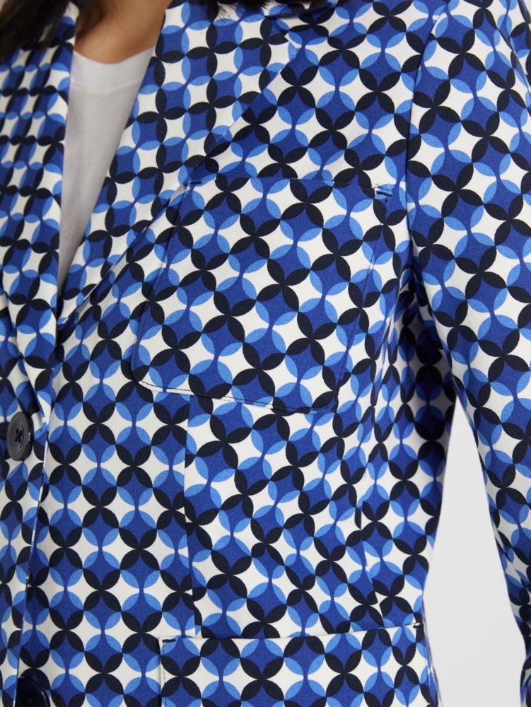 Patio Tile Twill Blazer