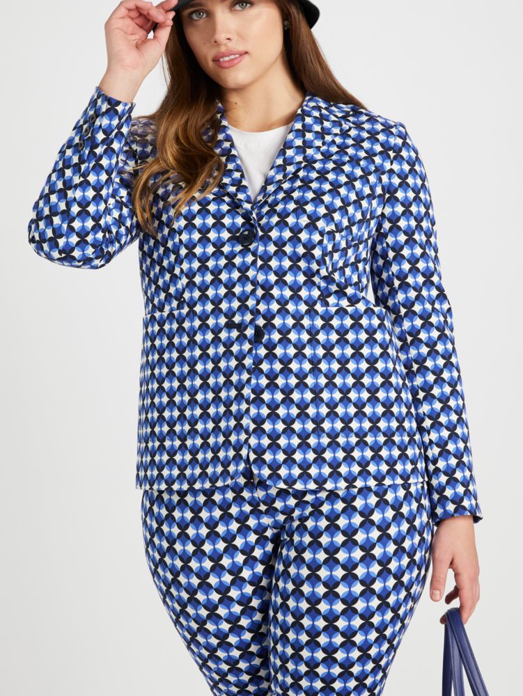 Patio Tile Twill Blazer