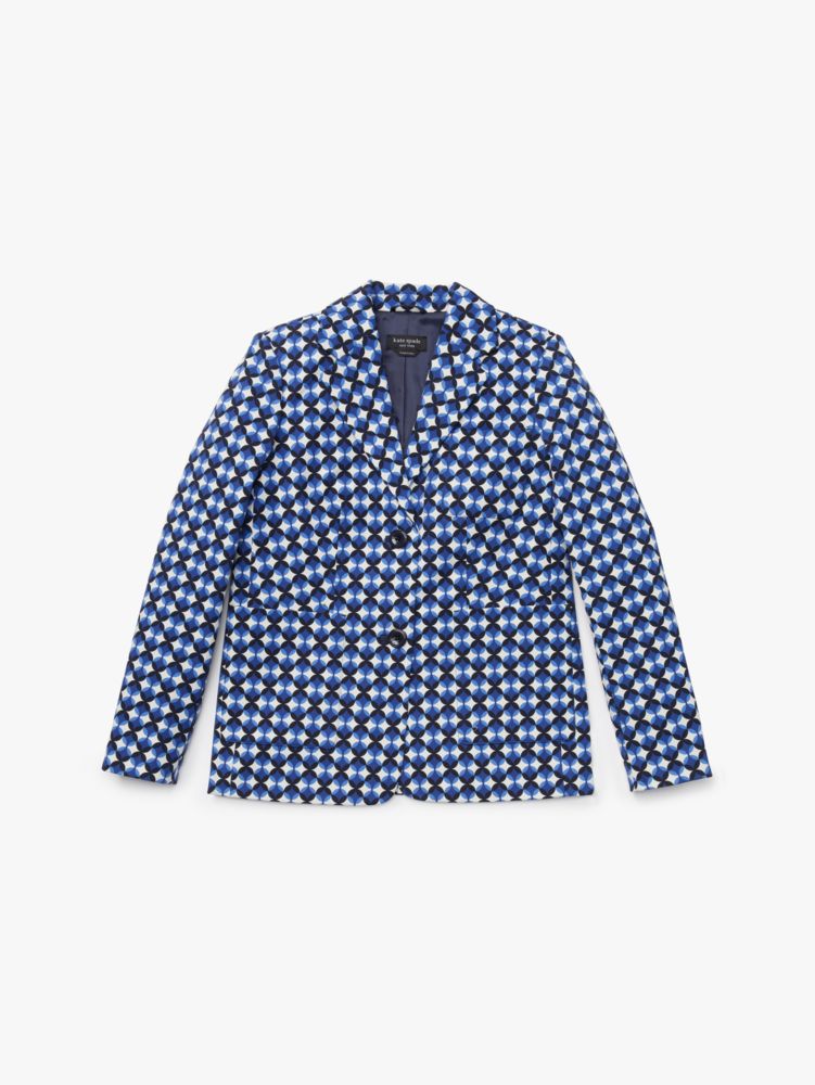 Patio Tile Twill Blazer