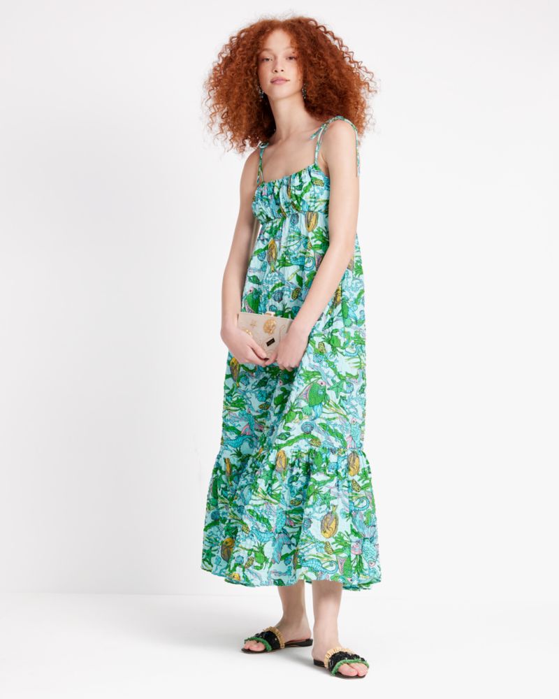 Under The Sea Tie-strap Dress