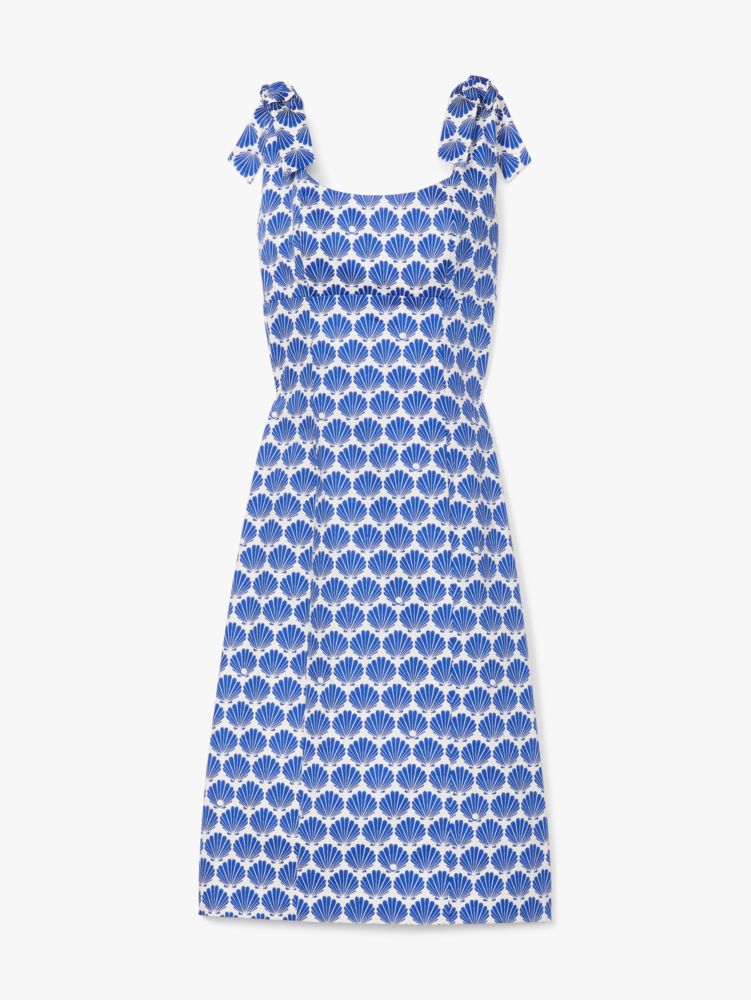 Shell Tie-shoulder Dress