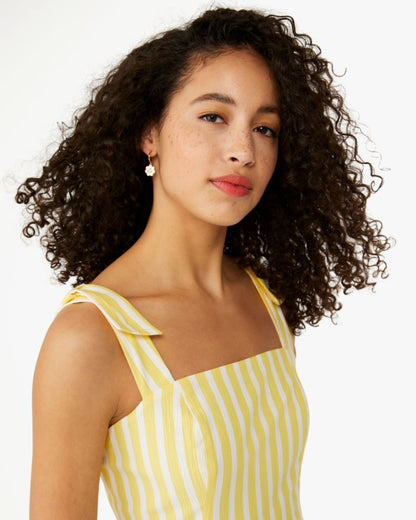 Basket Stripe Fit-and-flare Dress