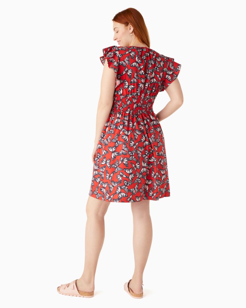 Butterfly Print Blake Dress