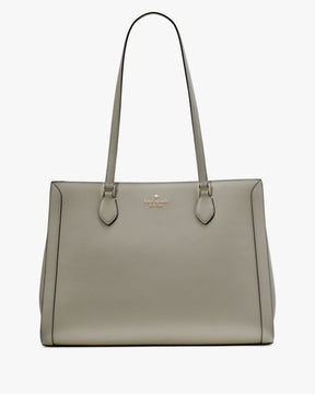 Madison Saffiano East West Leather Large Laptop Tote