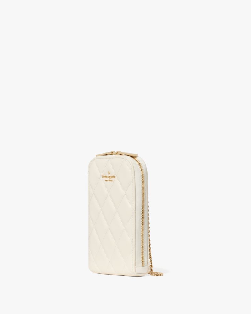 Carey Quilted North South Phone Crossbody