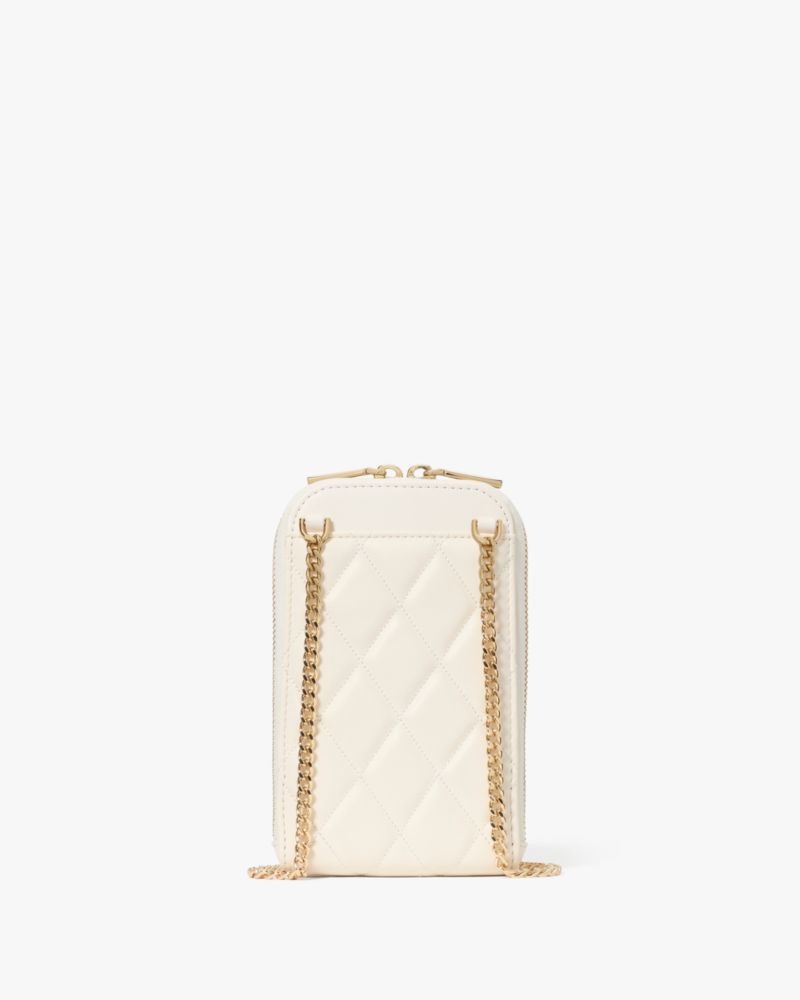 Carey Quilted North South Phone Crossbody
