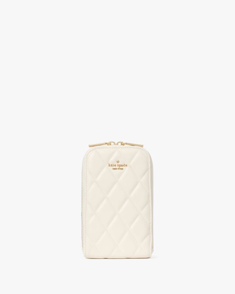 Carey Quilted North South Phone Crossbody