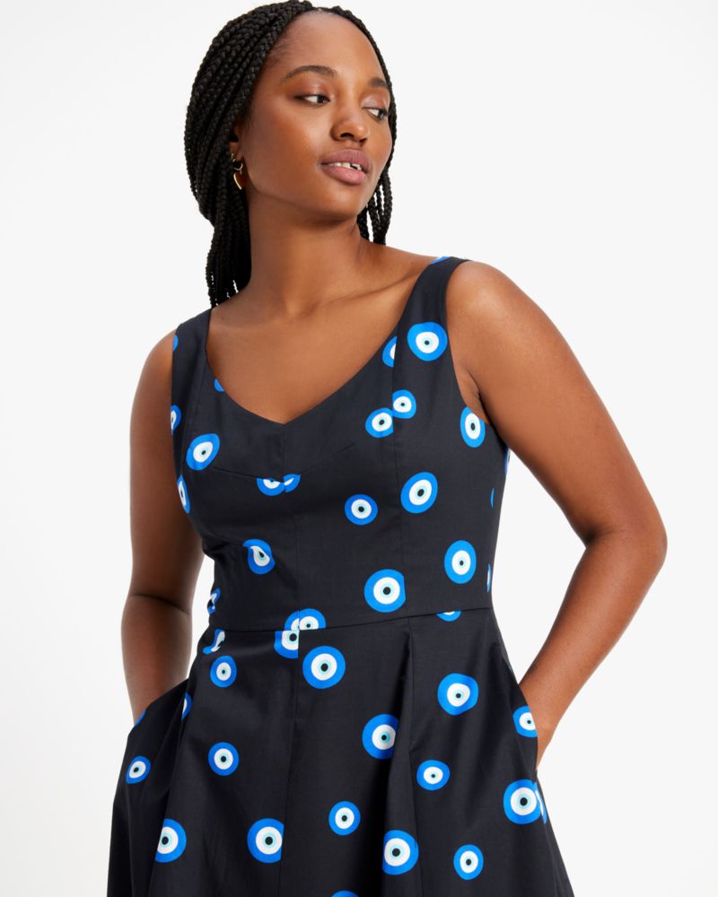 Evil Eye Poplin Grace Dress