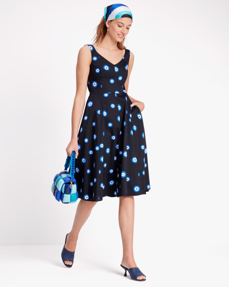 Evil Eye Poplin Grace Dress