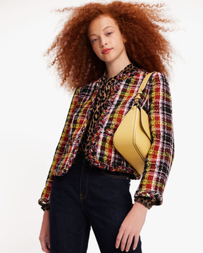 Art Plaid Tweed Jacket