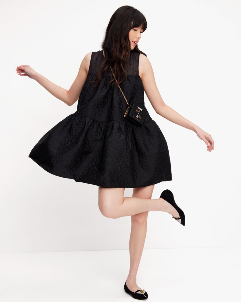 Organza Dots Sleeveless Dress
