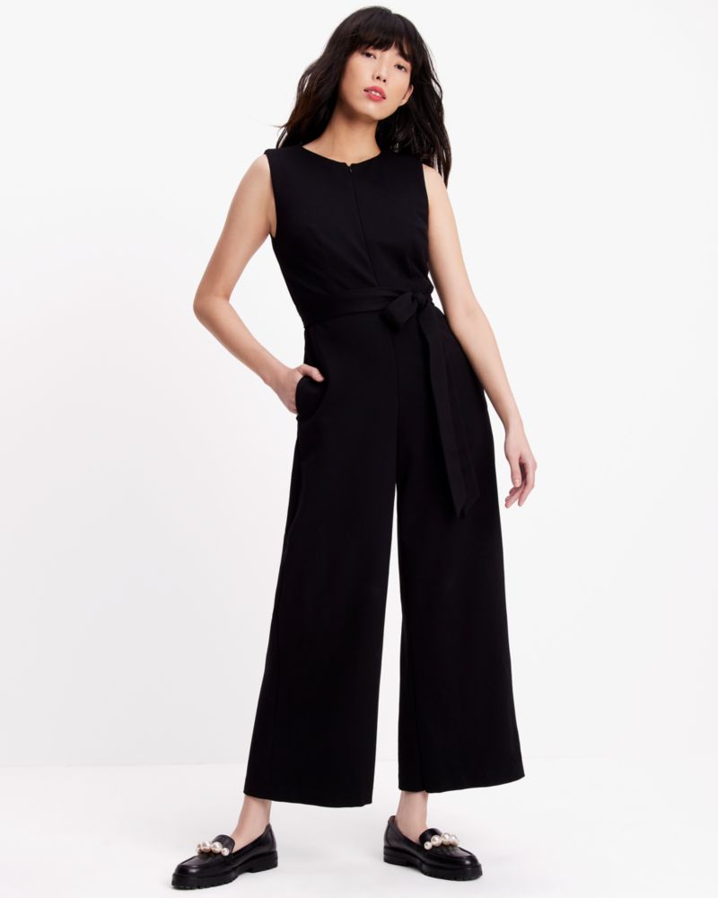 Sleeveless Ponte Jumpsuit