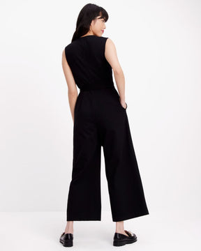 Sleeveless Ponte Jumpsuit