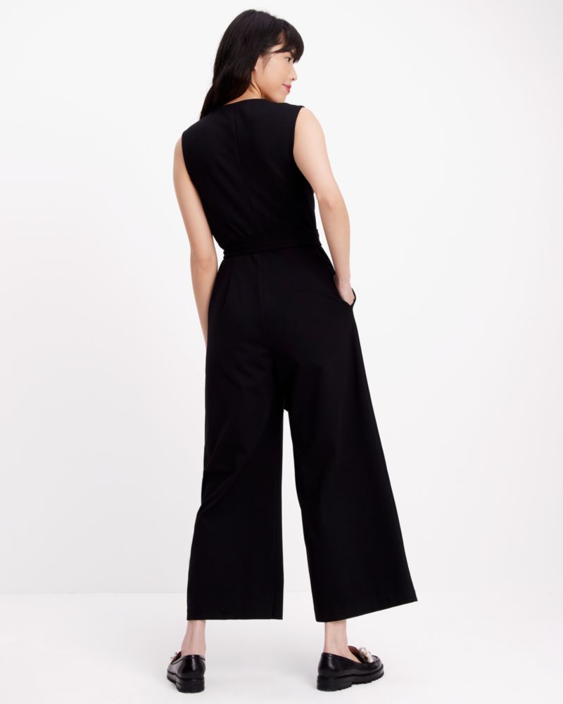 Sleeveless Ponte Jumpsuit
