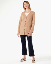 Scalloped Sweater Blazer
