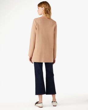 Scalloped Sweater Blazer