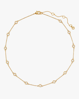 Set In Stone Station Necklace
