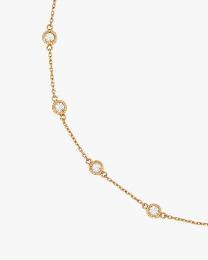Set In Stone Station Necklace