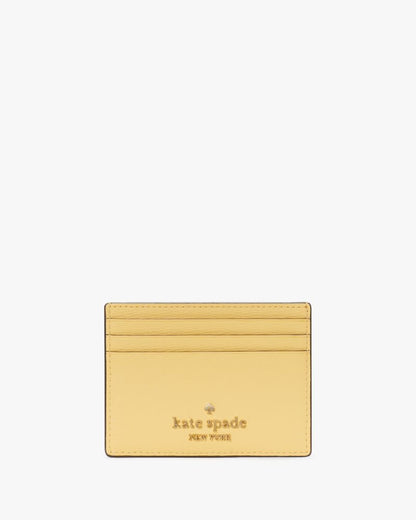 Spade Flower Small Slim Card Holder