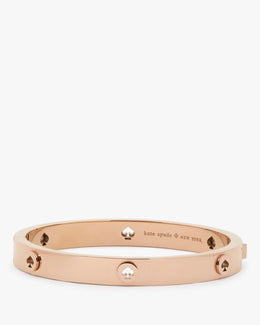 Spot The Spade Studded Hinged Bangle