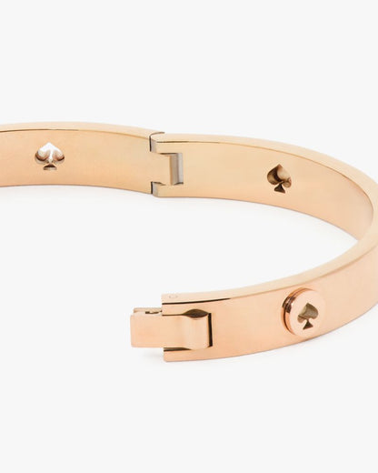 Spot The Spade Studded Hinged Bangle