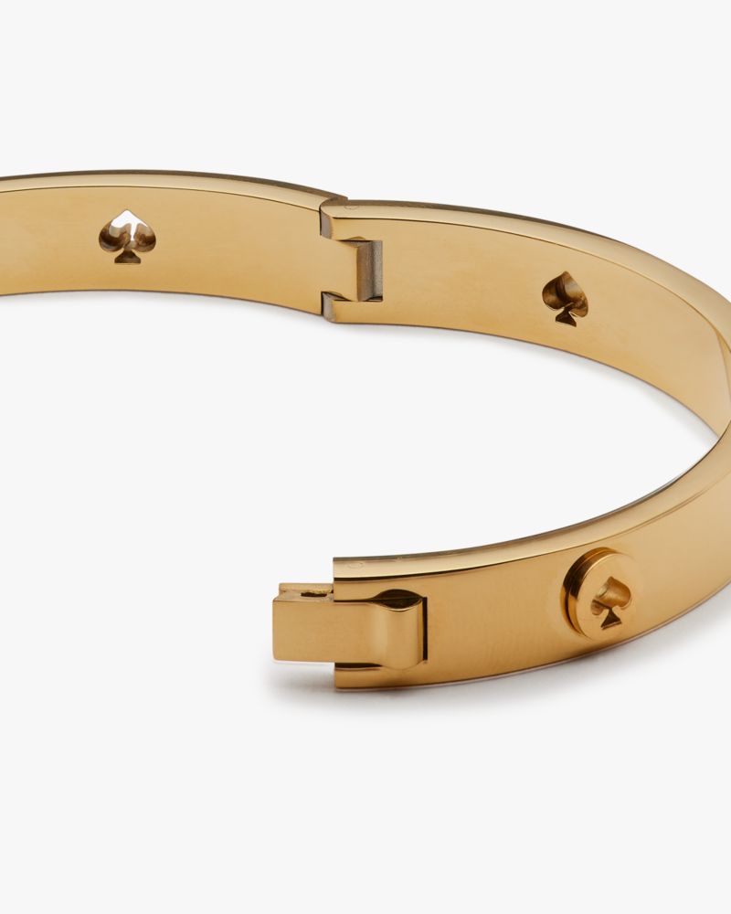 Spot The Spade Studded Hinged Bangle