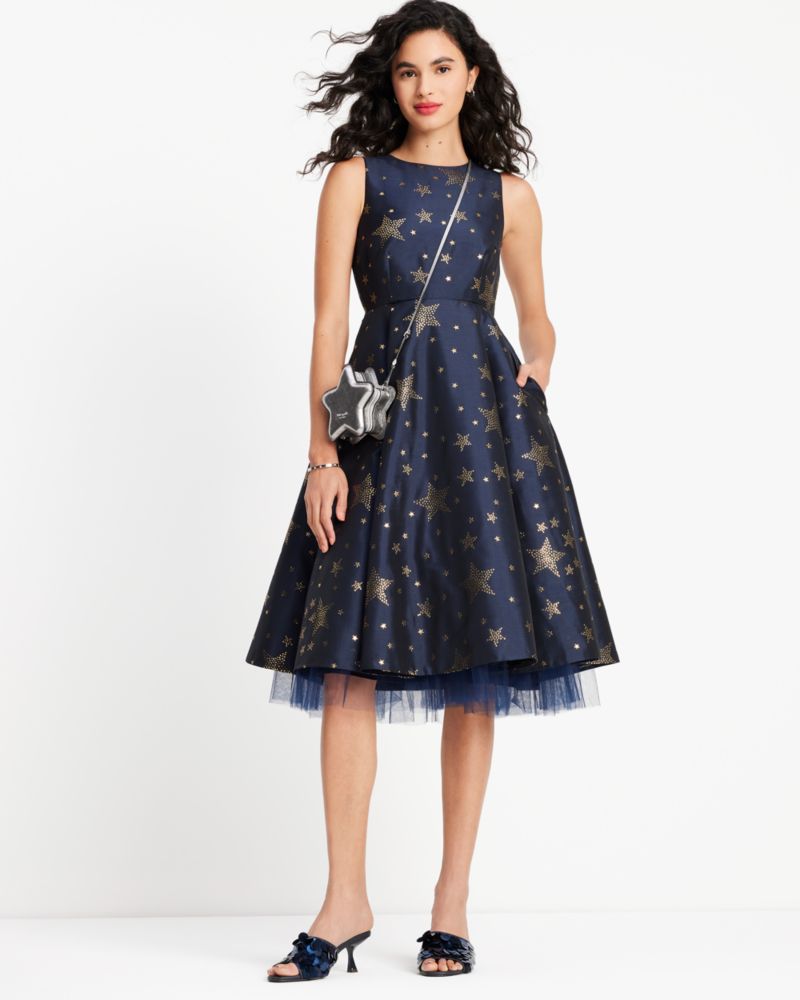 Starlight Brocade Dress