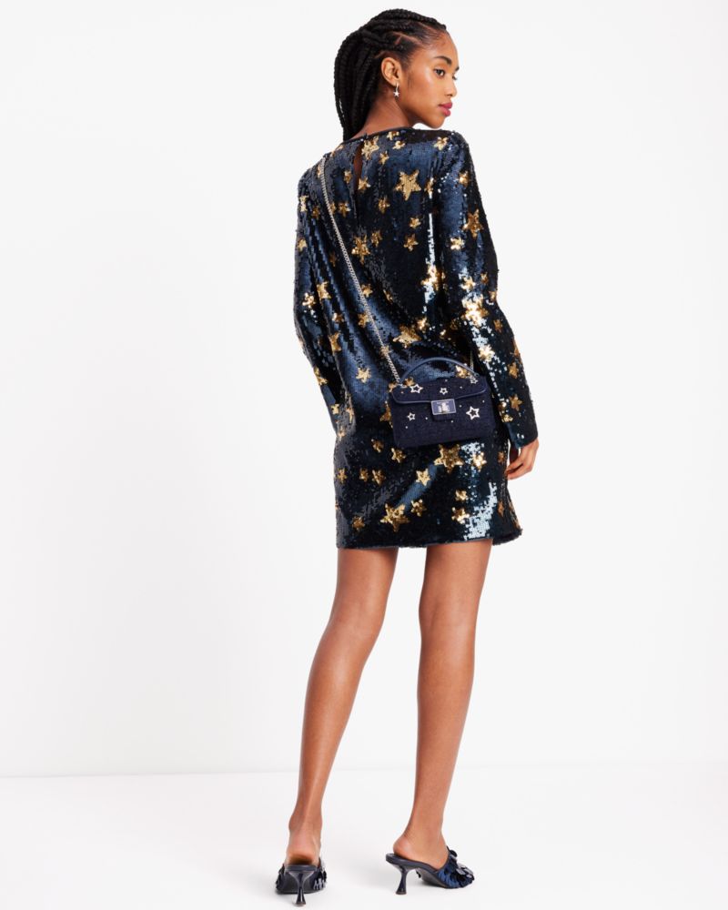 Starlight Sequin Shift Dress