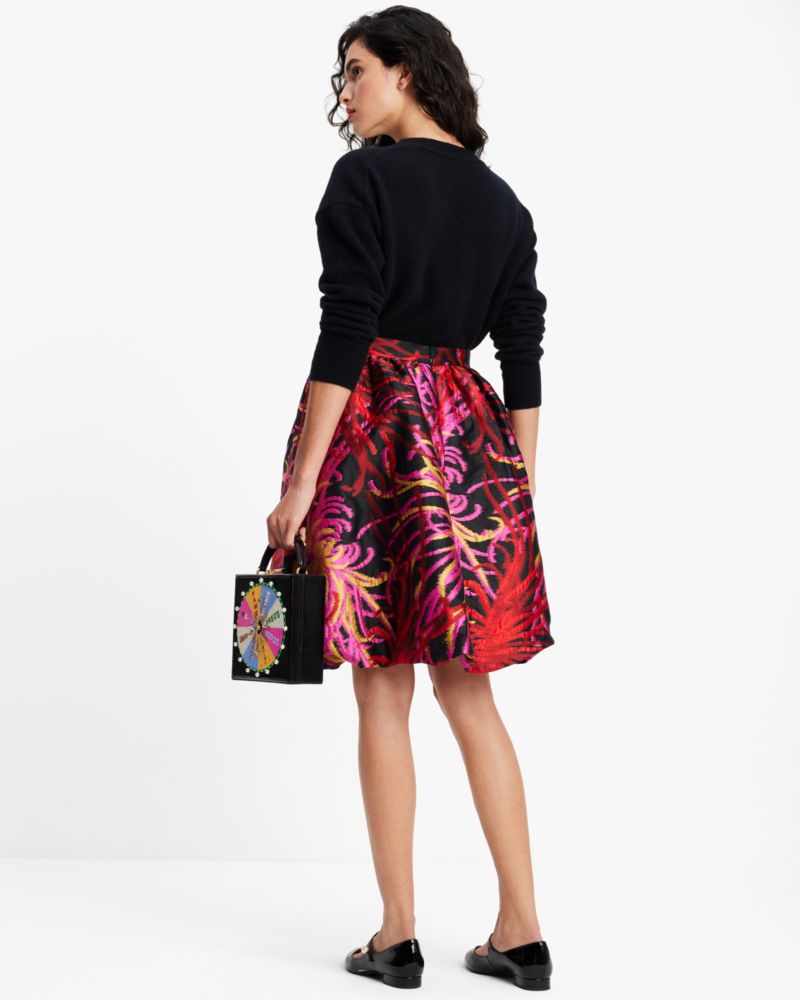 Winter Chrysanthemum Bubble Skirt