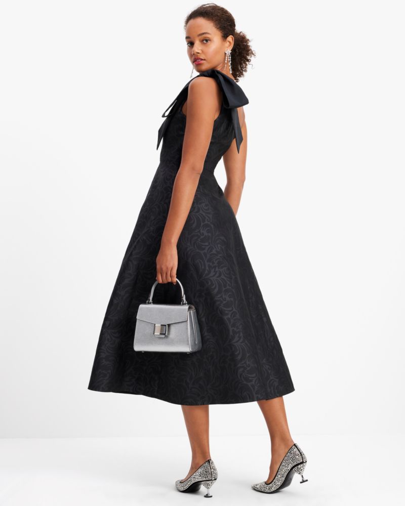 Flourish Swirl One-shoulder Dress