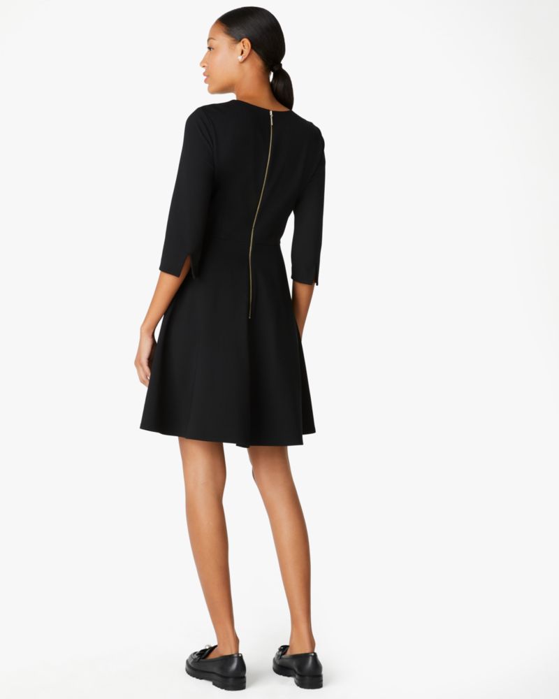 Pearl Bow Ponte Dress