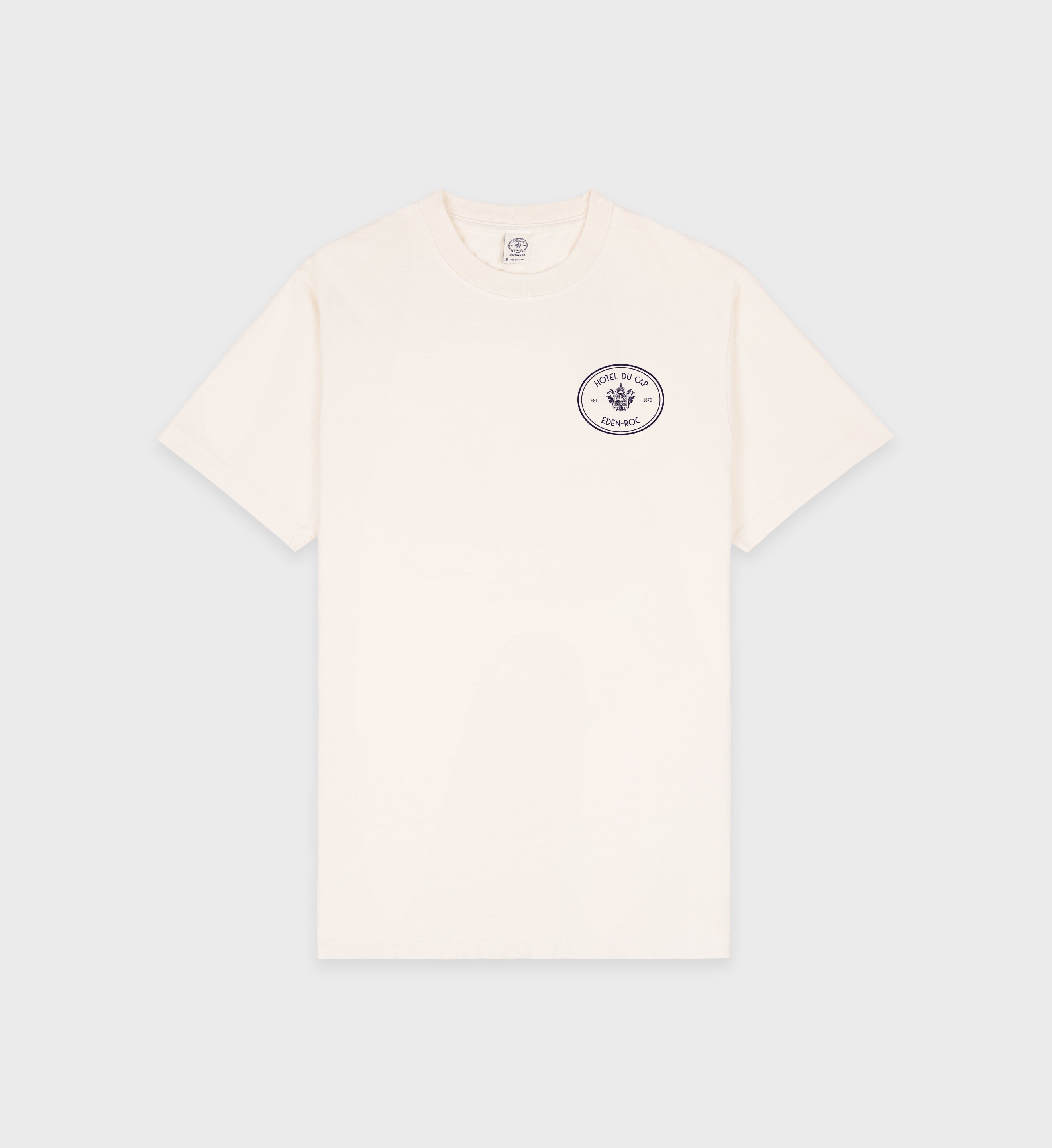 Kennedy Crest T-Shirt - Cream/Navy
