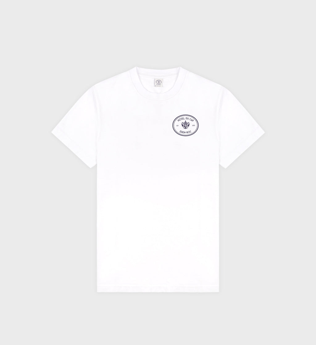 Kennedy Crest T-Shirt - White/Navy
