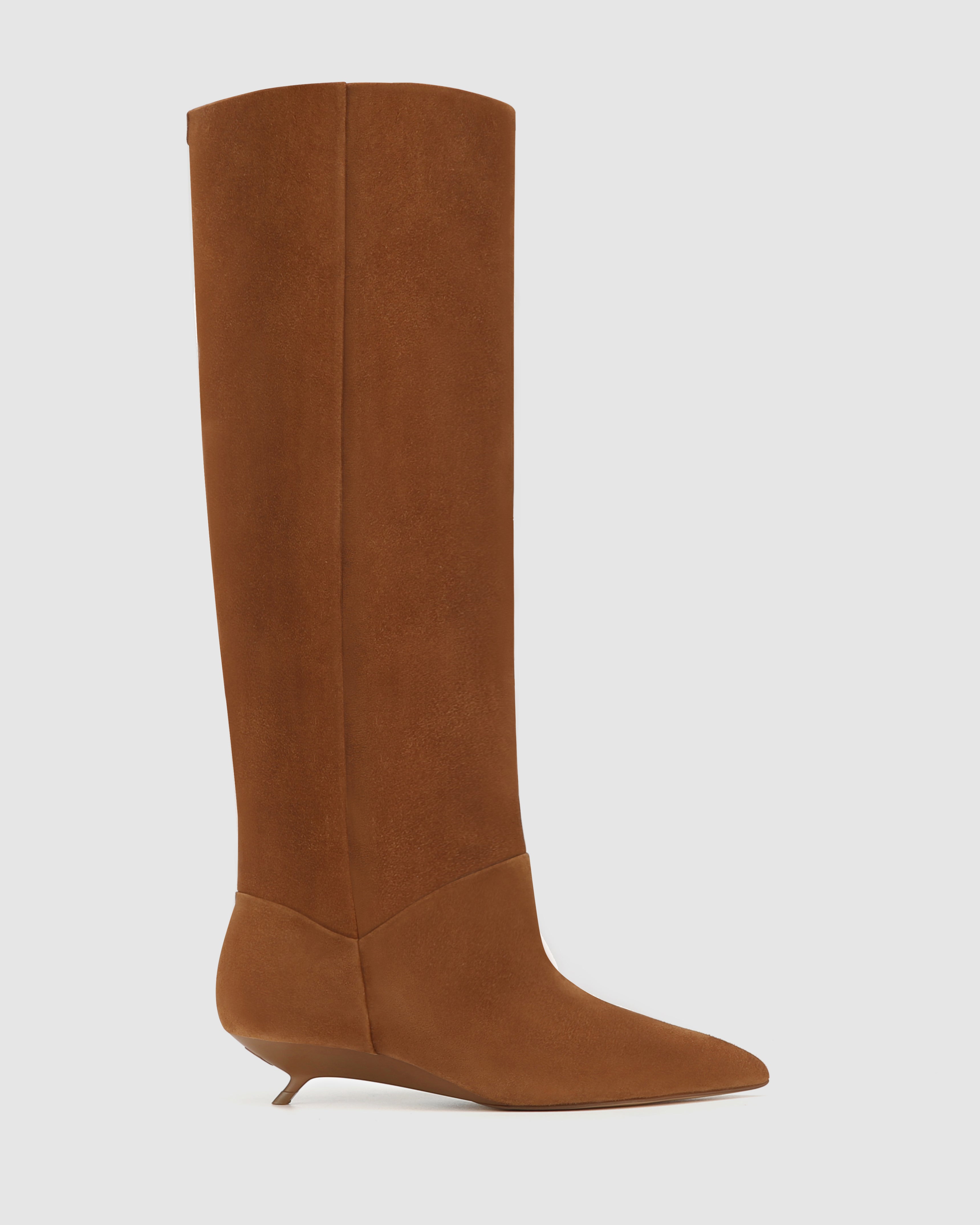Keria Cow Suede Tan