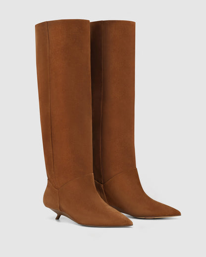 Keria Cow Suede Tan