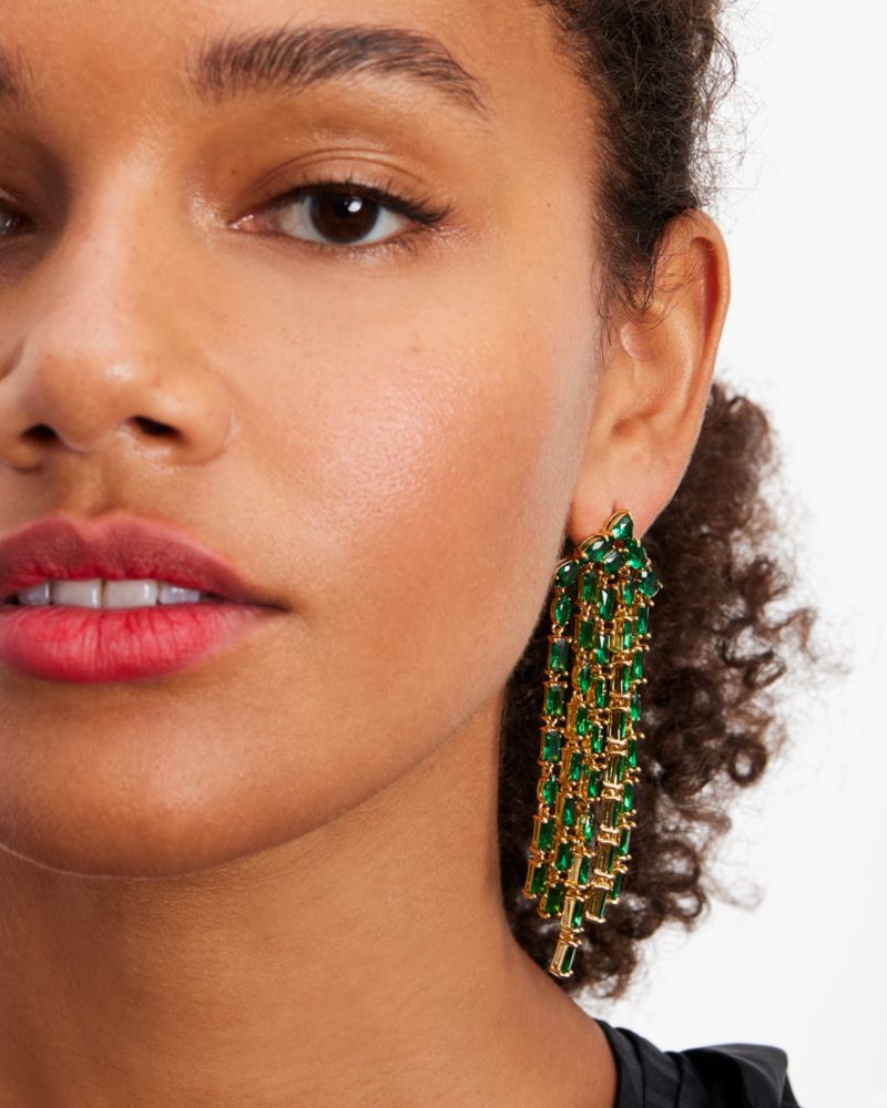 Showtime Fringe Statement Earrings