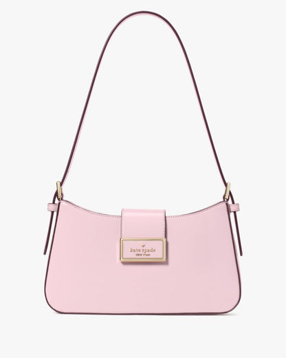 Reegan Patent Fabric Small Shoulder Bag
