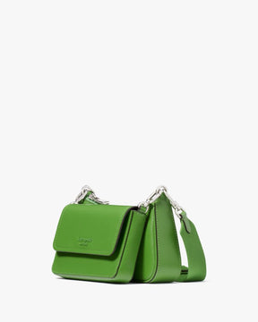 Double Up Patent Leather Crossbody