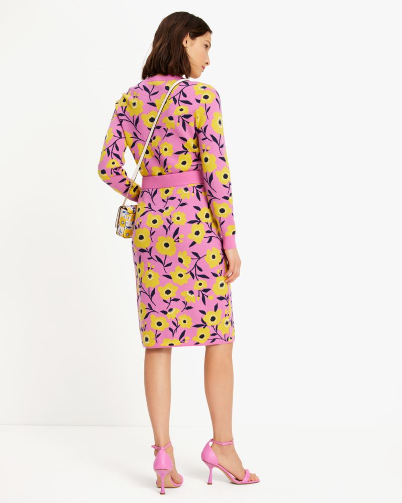 Sunshine Floral Embellished Pencil Skirt