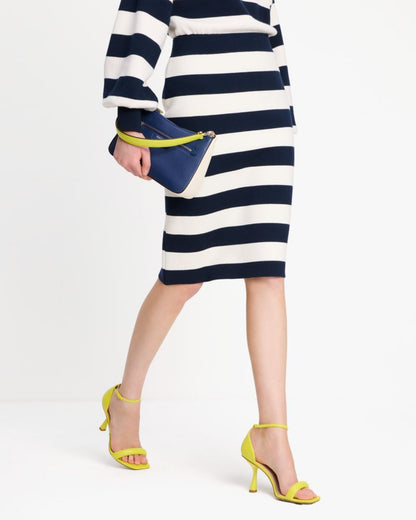 Awning Stripe Pencil Skirt