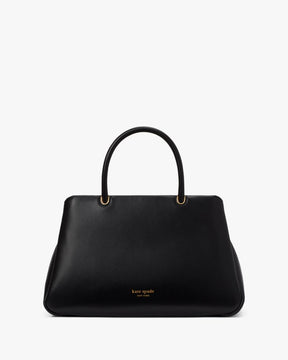 Grace Fine Grain Leather Medium Satchel