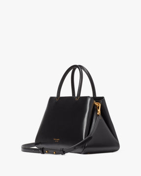 Grace Fine Grain Leather Medium Satchel