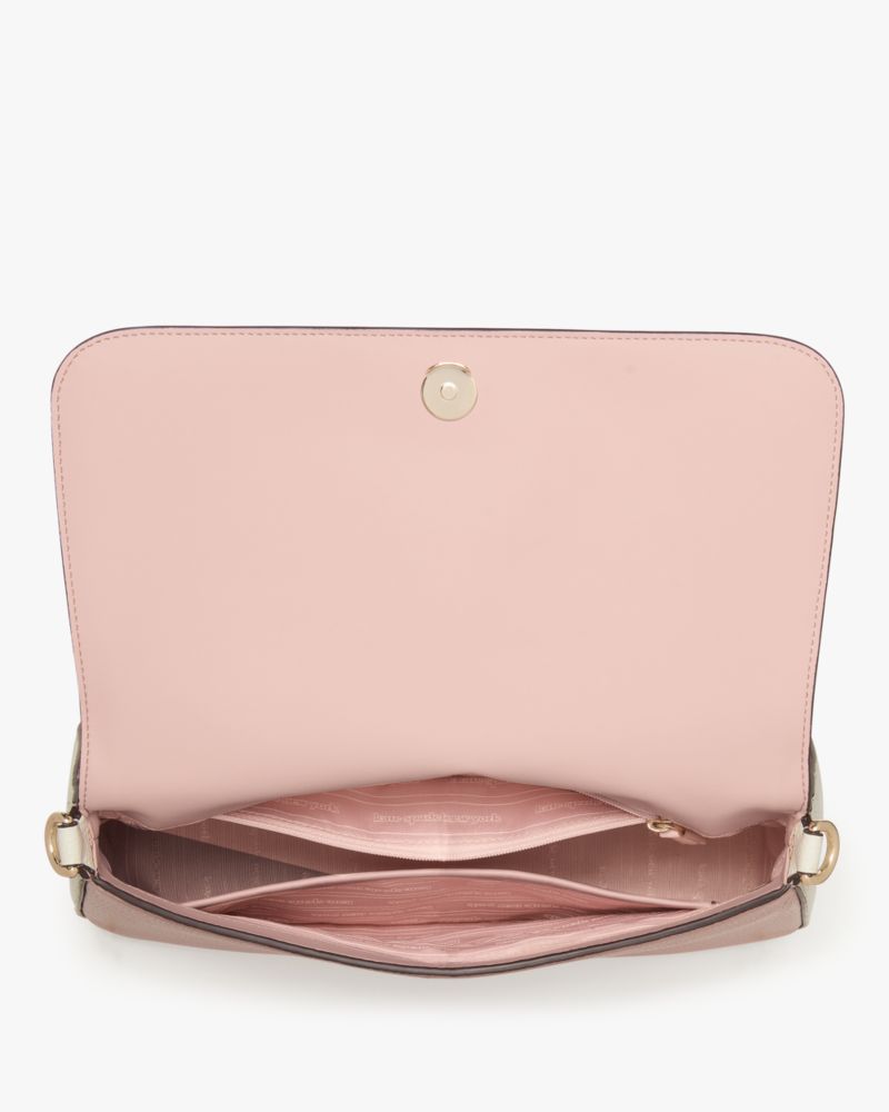 Hudson Colorblocked Convertible Flap Shoulder Bag