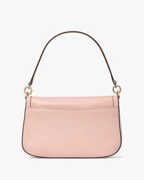 Hudson Colorblocked Convertible Flap Shoulder Bag