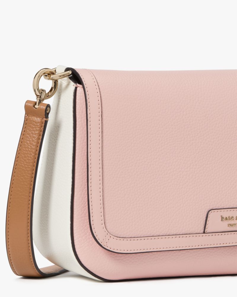 Hudson Colorblocked Convertible Flap Shoulder Bag