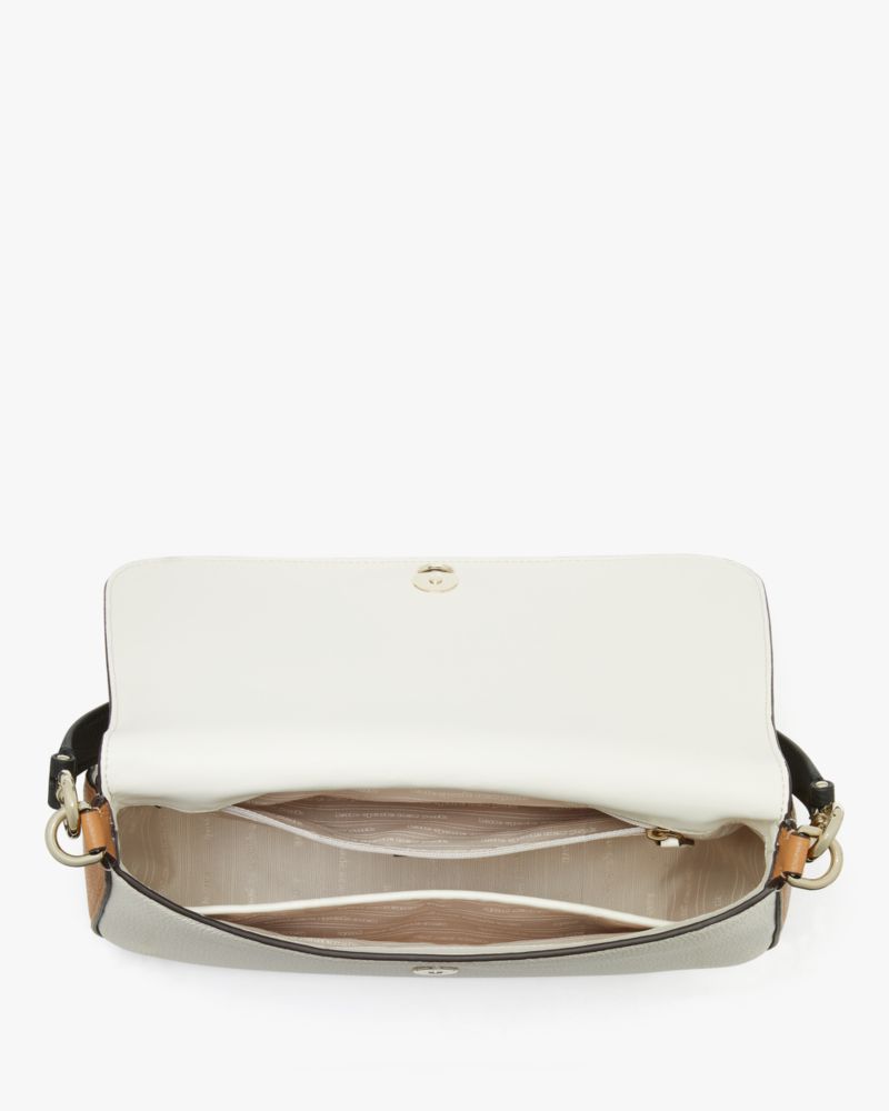 Hudson Colorblocked Convertible Flap Shoulder Bag