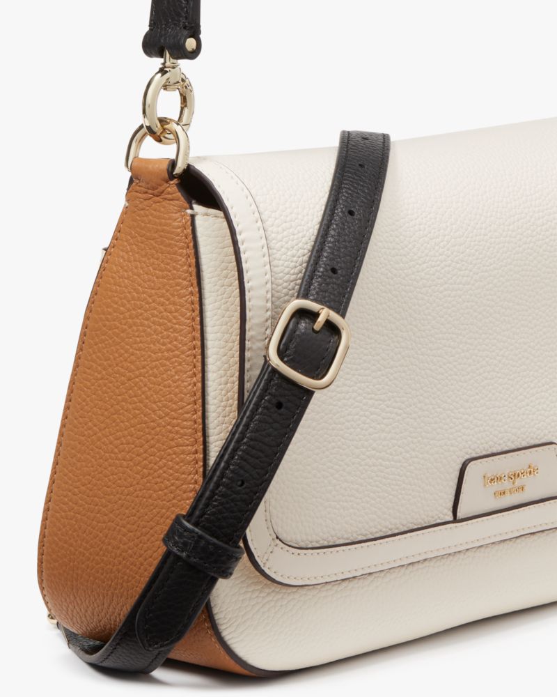 Hudson Colorblocked Convertible Flap Shoulder Bag