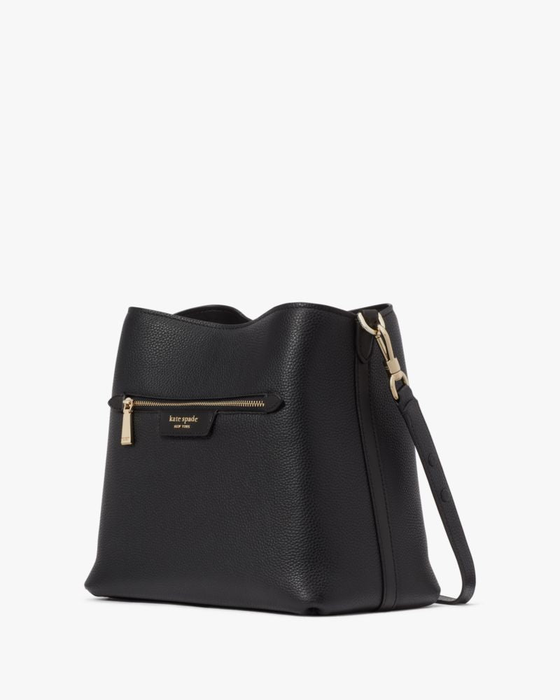 Hudson Pebbled Leather Shoulder Bag