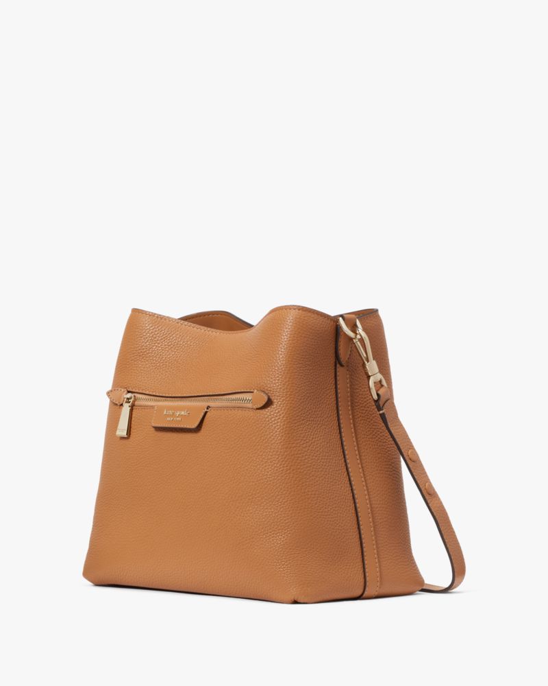 Hudson Pebbled Leather Shoulder Bag