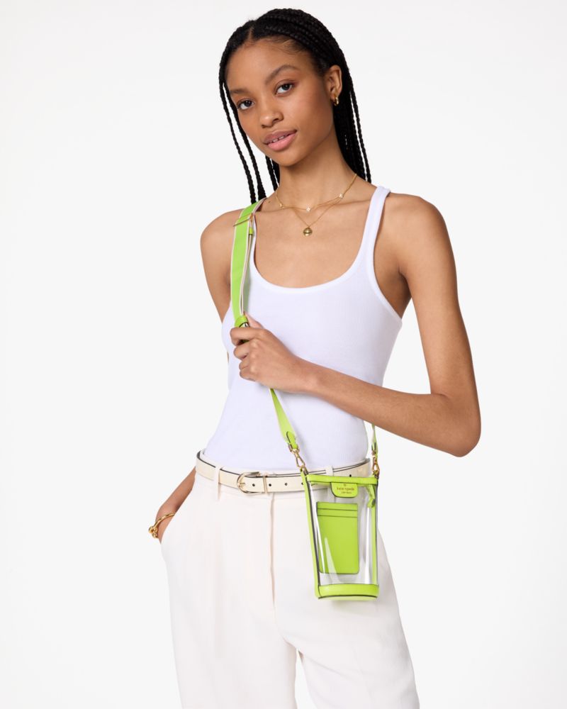 Clare Clear Phone Crossbody